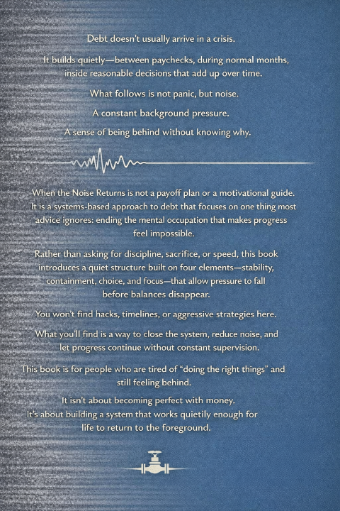 When the Noise Returns – Back Cover